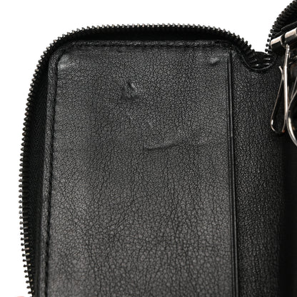 Christian Dior Suede Cannage 6 Key Holder Coin Wallet Black 8 of 11