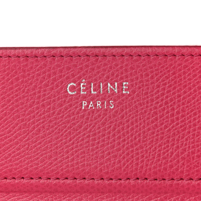Celine Grained Calfskin Medium Phantom Luggage Fuchsia 7 of 12