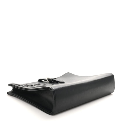 Chrome Hearts Grained Calfskin Cross Clutch Black 3 of 8