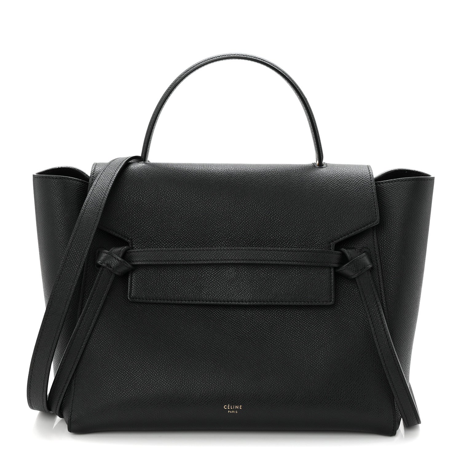 Celine Grained Calfskin Mini Belt Bag Black 1 of 10