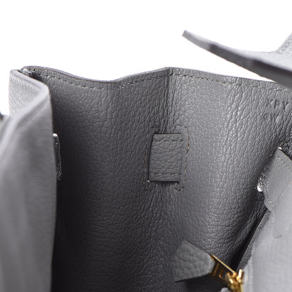 Hermes Togo Birkin 30 Gris Mouette 22 of 34