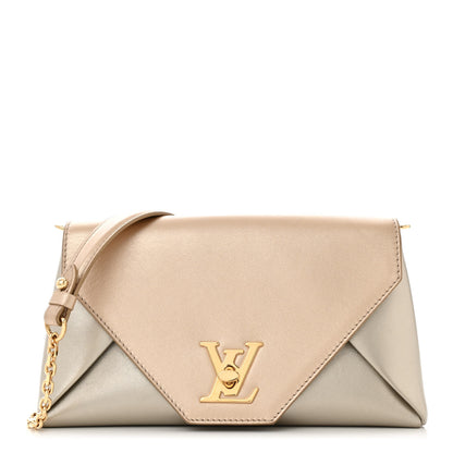 Louis Vuitton Metallic Calfskin Love Note Gold 1 of 10