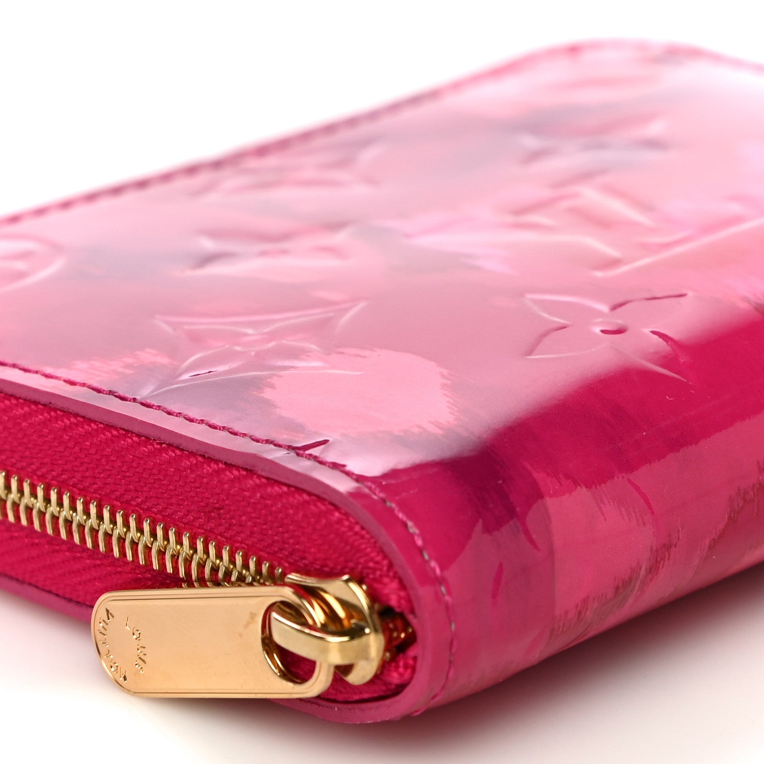 Louis Vuitton Vernis Ikat Zippy Coin Purse Rose Indien 8 of 9