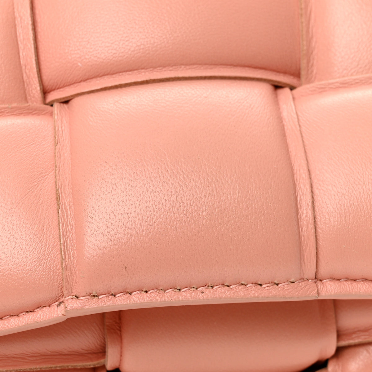 Bottega Veneta Nappa Maxi Intrecciato Padded Cassette Crossbody Bag Peachy 13 of 13