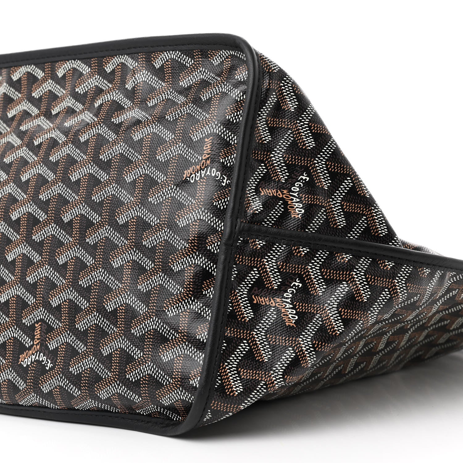 Goyard Goyardine Reversible Anjou GM Black 18 of 19