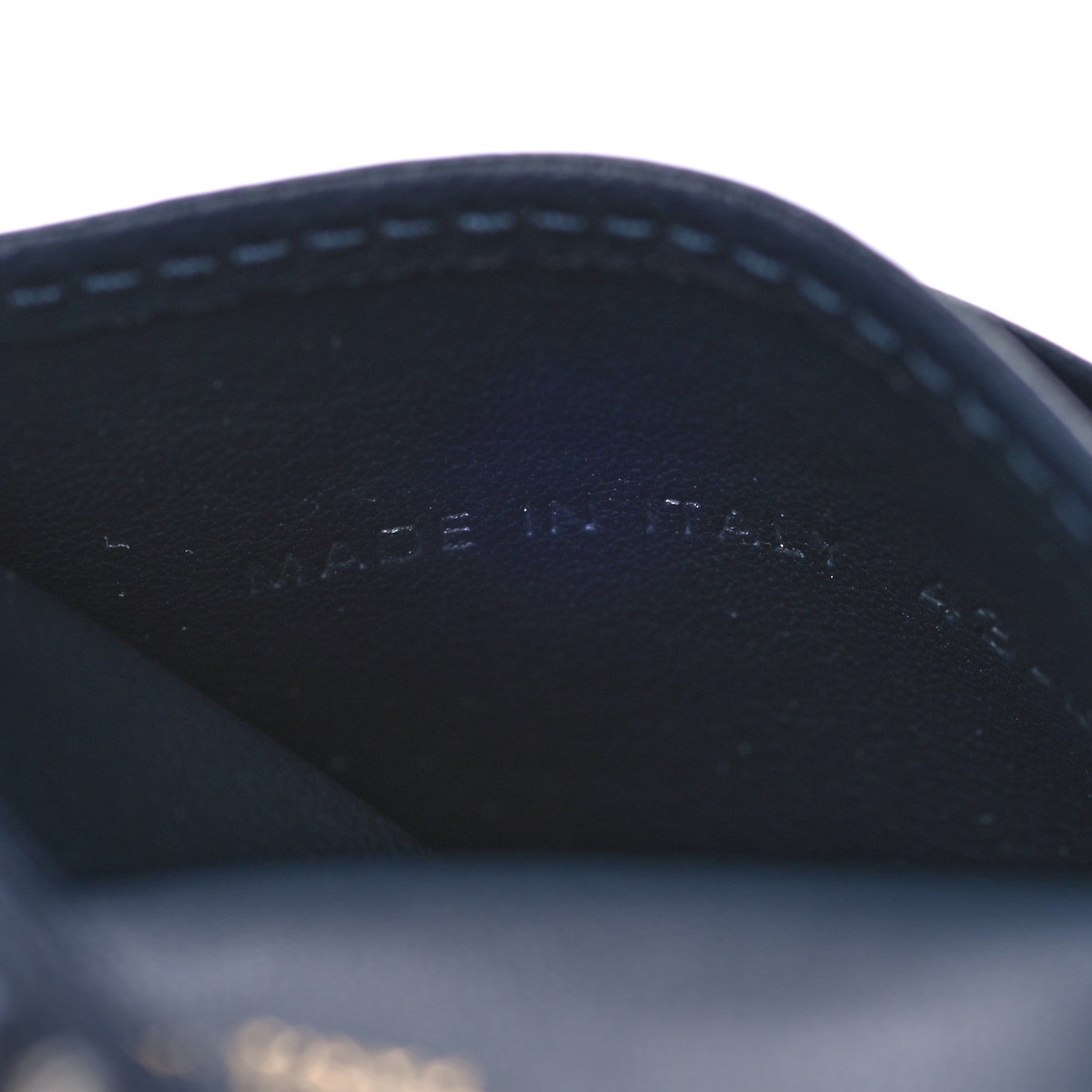 Christian Dior Oblique Saddle Card Holder Blue 7 of 11