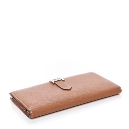 Hermes Epsom Bearn Gusset Wallet Gold 4 of 6