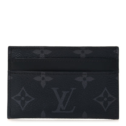 Louis Vuitton Monogram Eclipse Porte-Cartes Double Card Holder 1 of 6