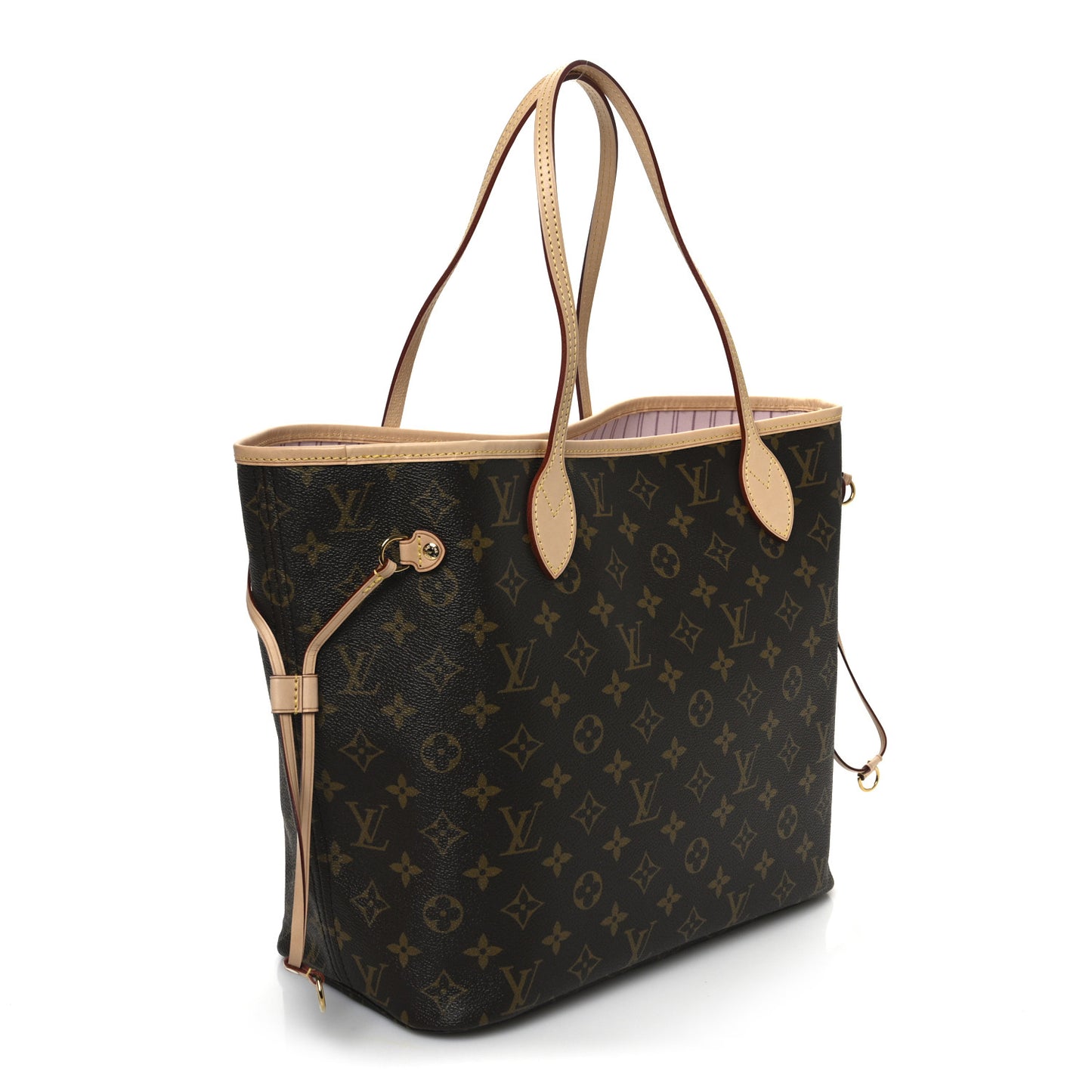 Monogram Maui V Neverfull MM Rose Ballerine