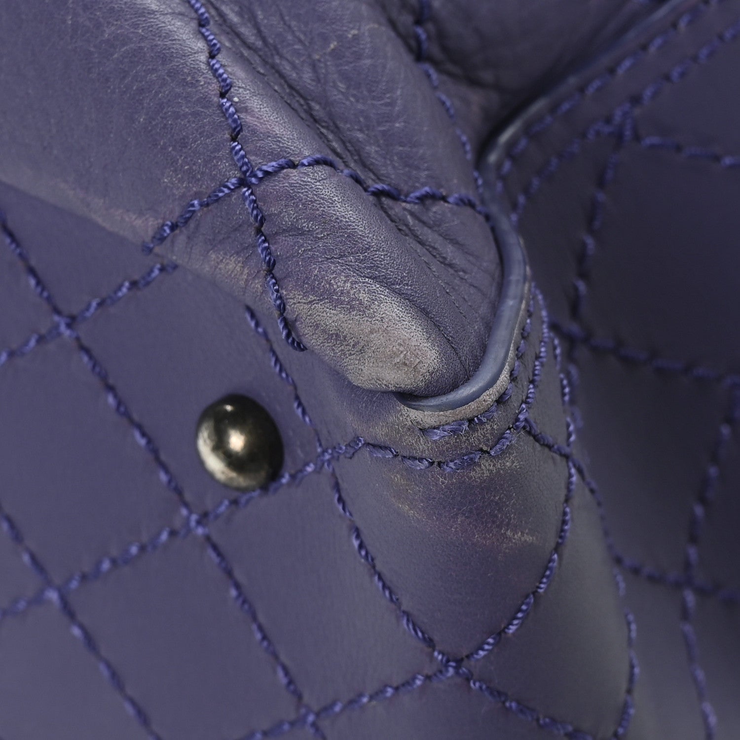 Chanel Calfskin CC Pocket Tote Purple 9 of 11