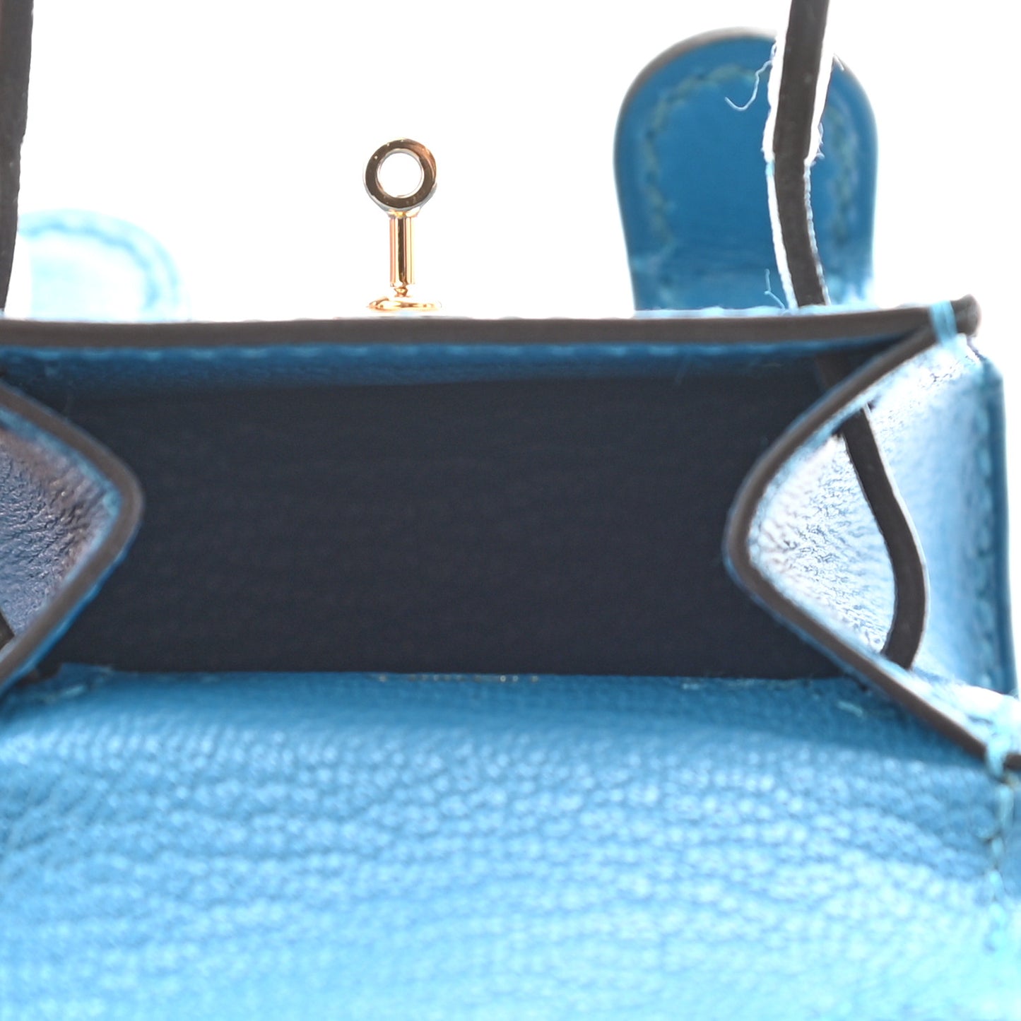 Tadelakt Chevre Mysore Kelly Quelle Idole Bag Charm Bleu Izmir Jaune Bourgeon Bleu Brume Vert Bosphore