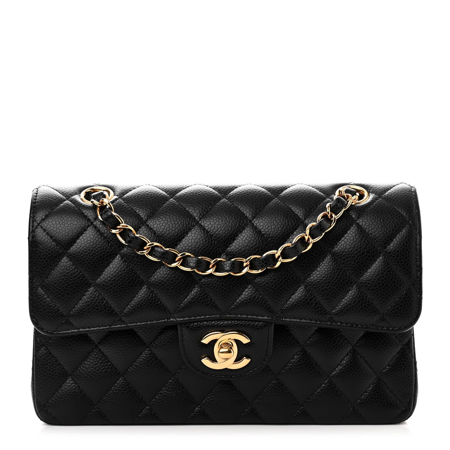 Chanel Caviar Quilted Small Double Flap Black 1 of 11