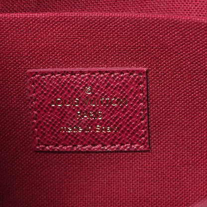 Louis Vuitton Monogram Pochette Felicie Chain Wallet Fuchsia 6 of 10