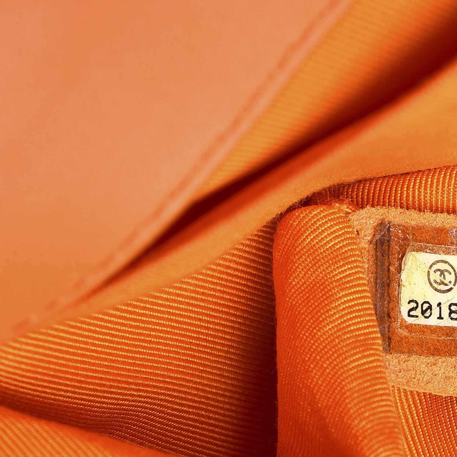 Chanel Lambskin Quilted Medium Boy Flap Orange 9 of 12