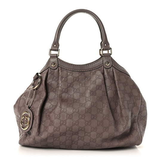 Guccissima Medium Sukey Tote Taupe