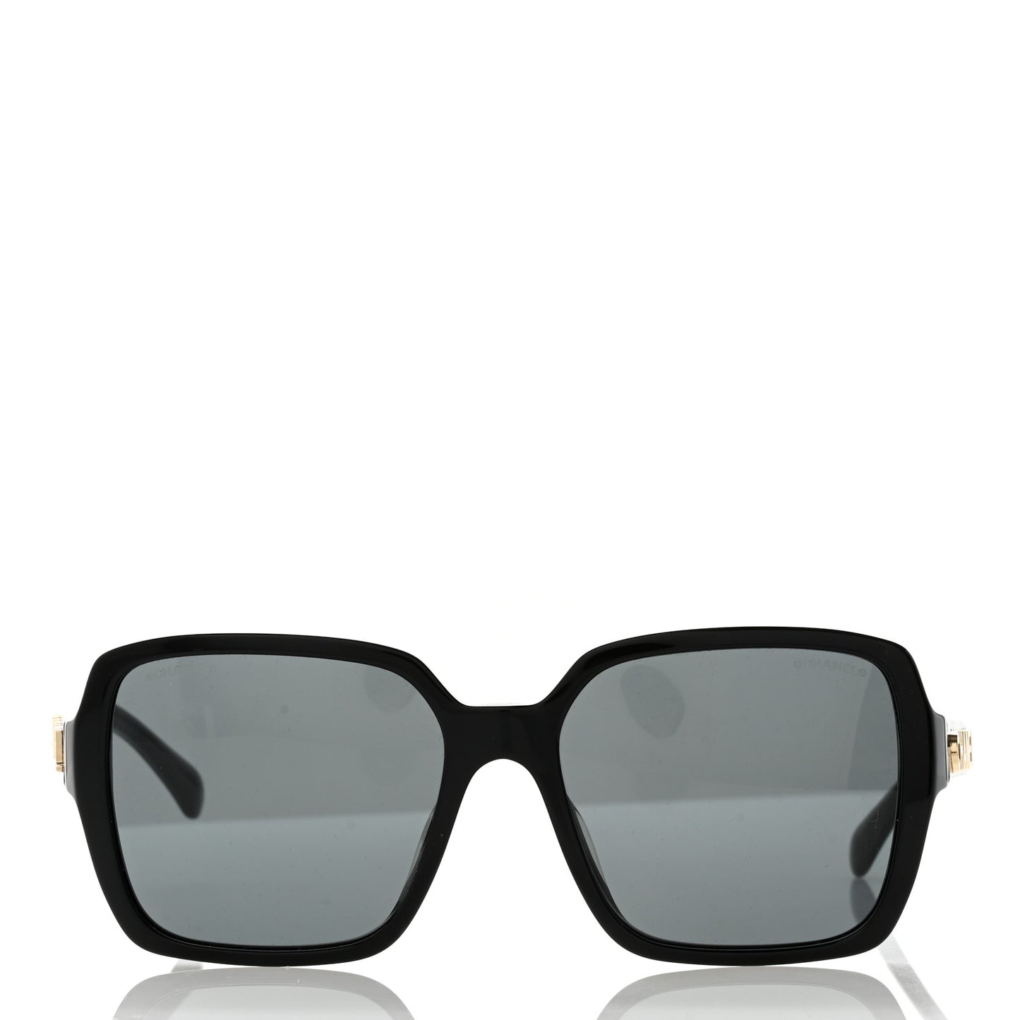 Acetate Square Sunglasses 5408 Black