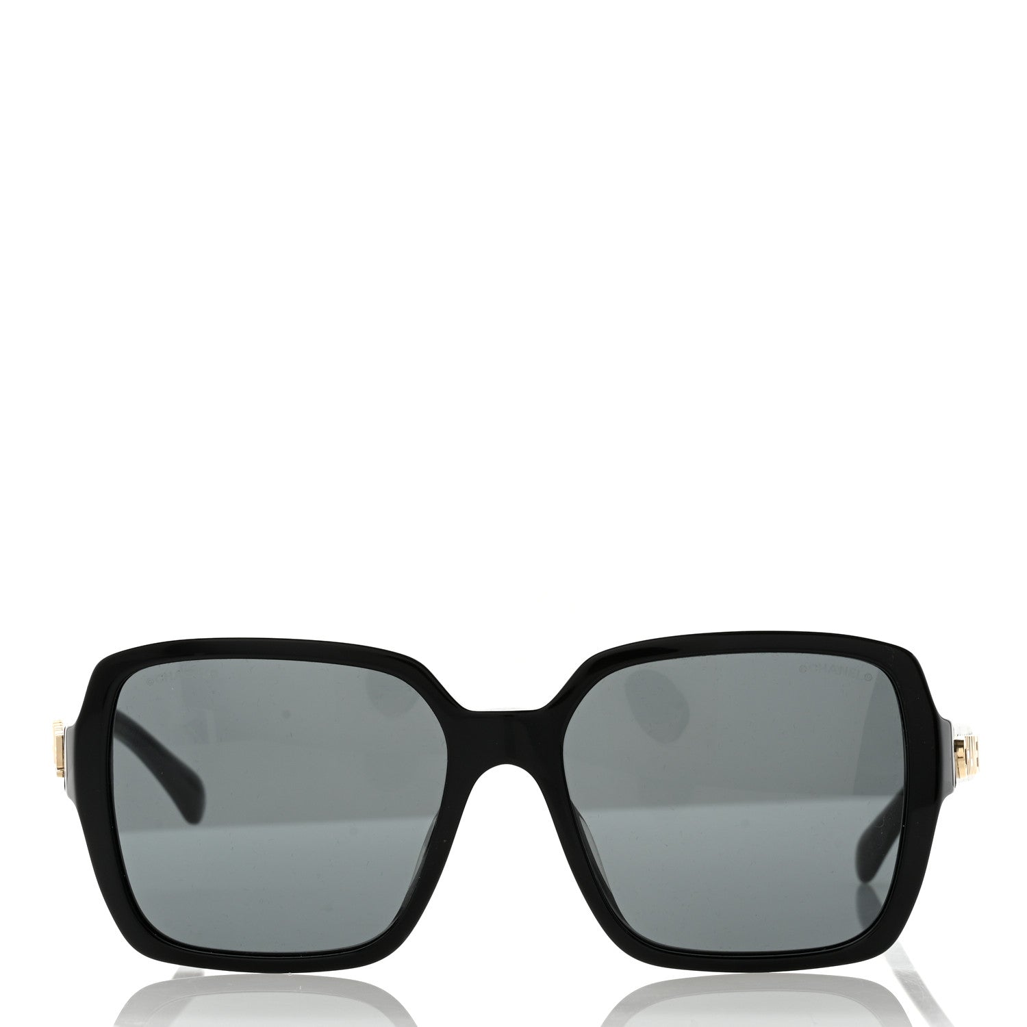 Chanel Acetate Square Sunglasses 5408 Black 2 of 8