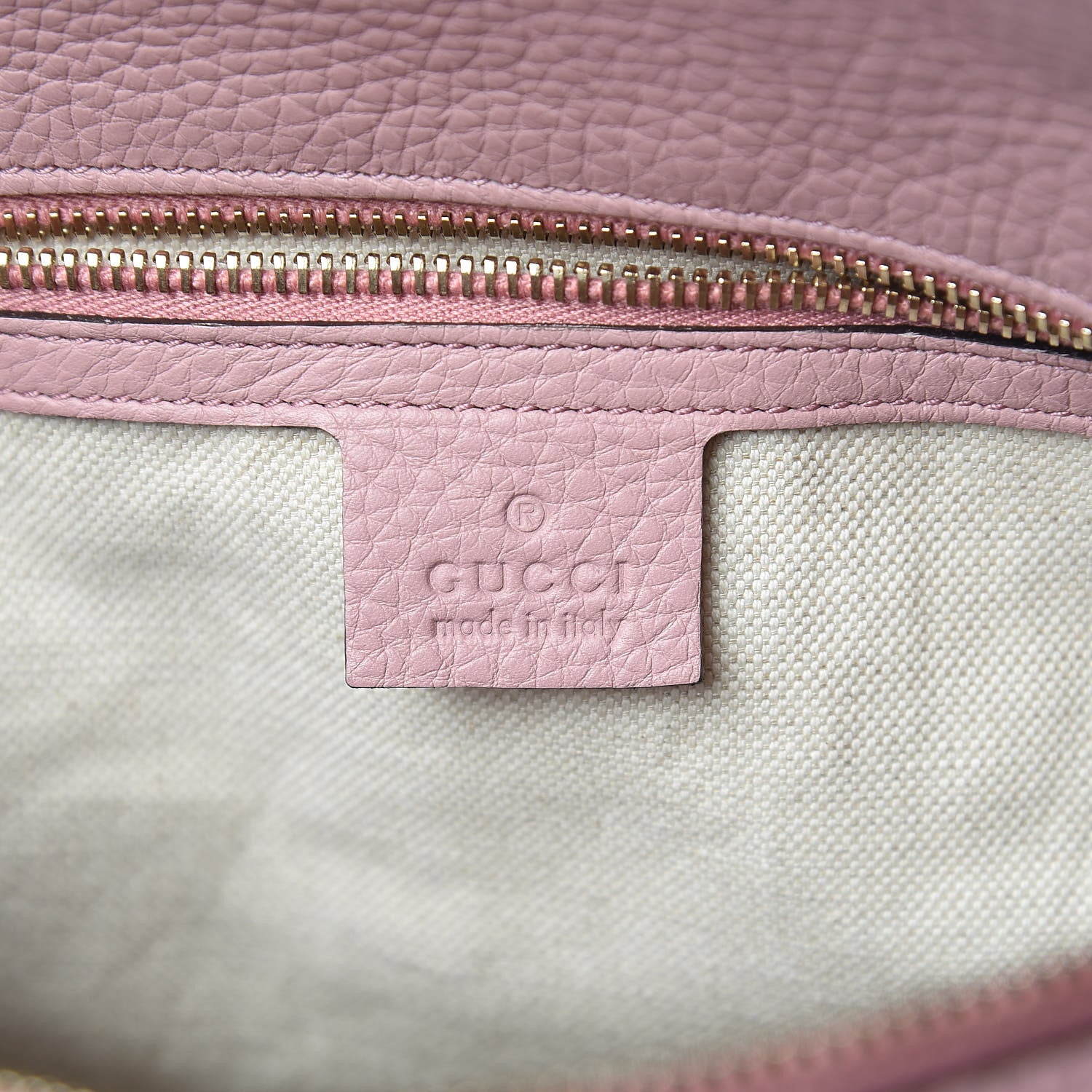 Gucci Calfskin Bamboo Medium Shopper Boston Pink 7 of 12