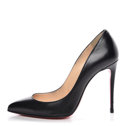 Christian Louboutin Shiny Nappa Pigalle Follies 100 Pumps 37 Black 1 of 17