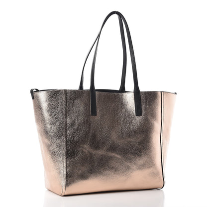 MCM Grained Calfskin Medium Reversible Wandel Tote Black 6 of 11