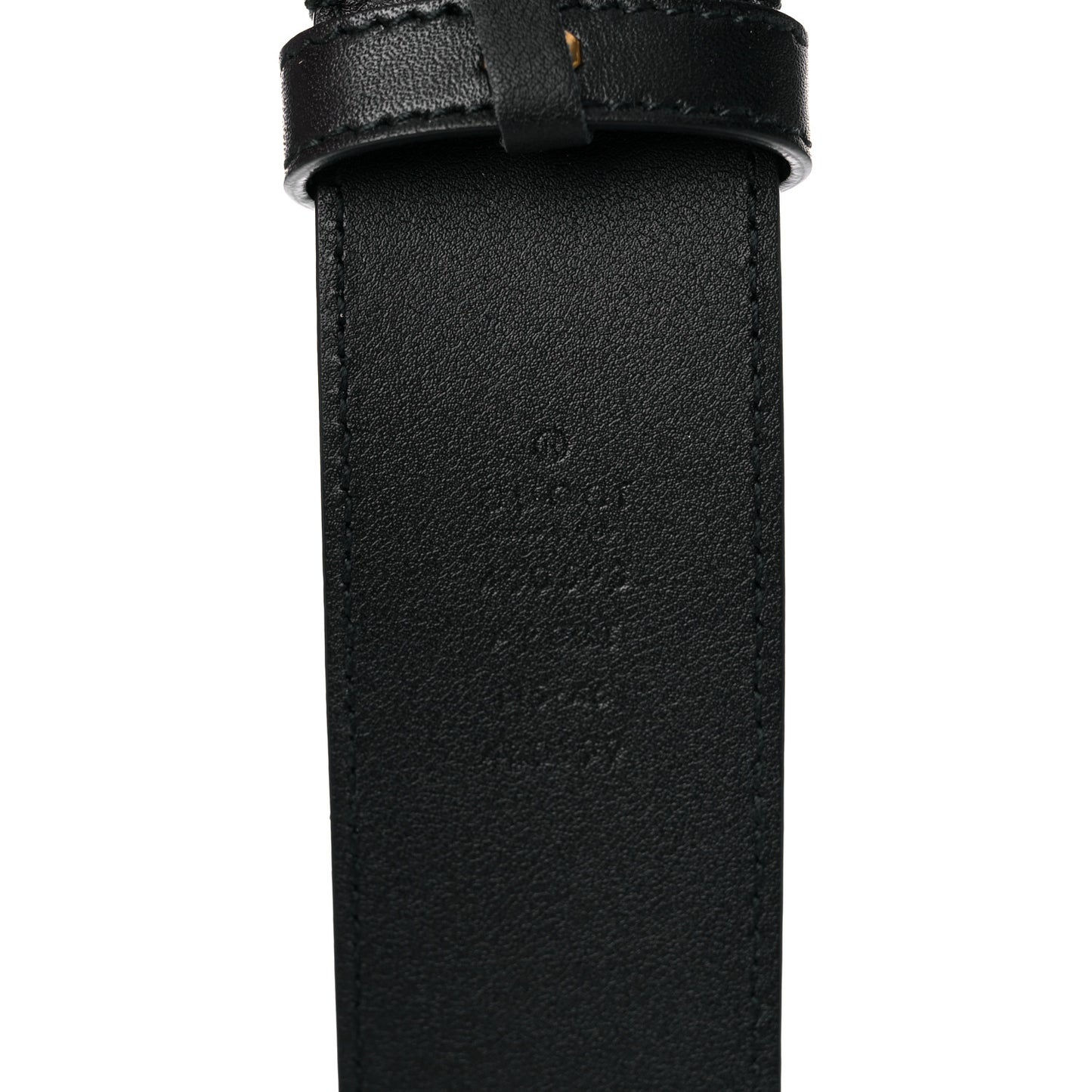 Calfskin Double G 40mm Belt 115 46 Black