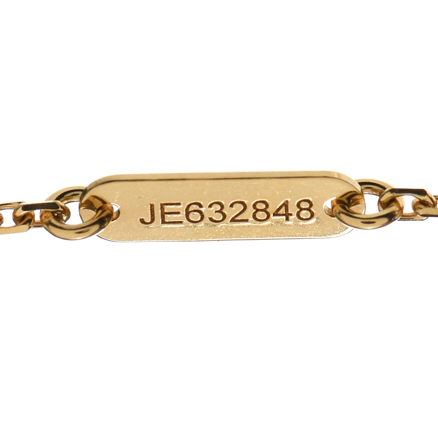 18K Yellow Gold Carnelian Vintage Alhambra Pendant Necklace