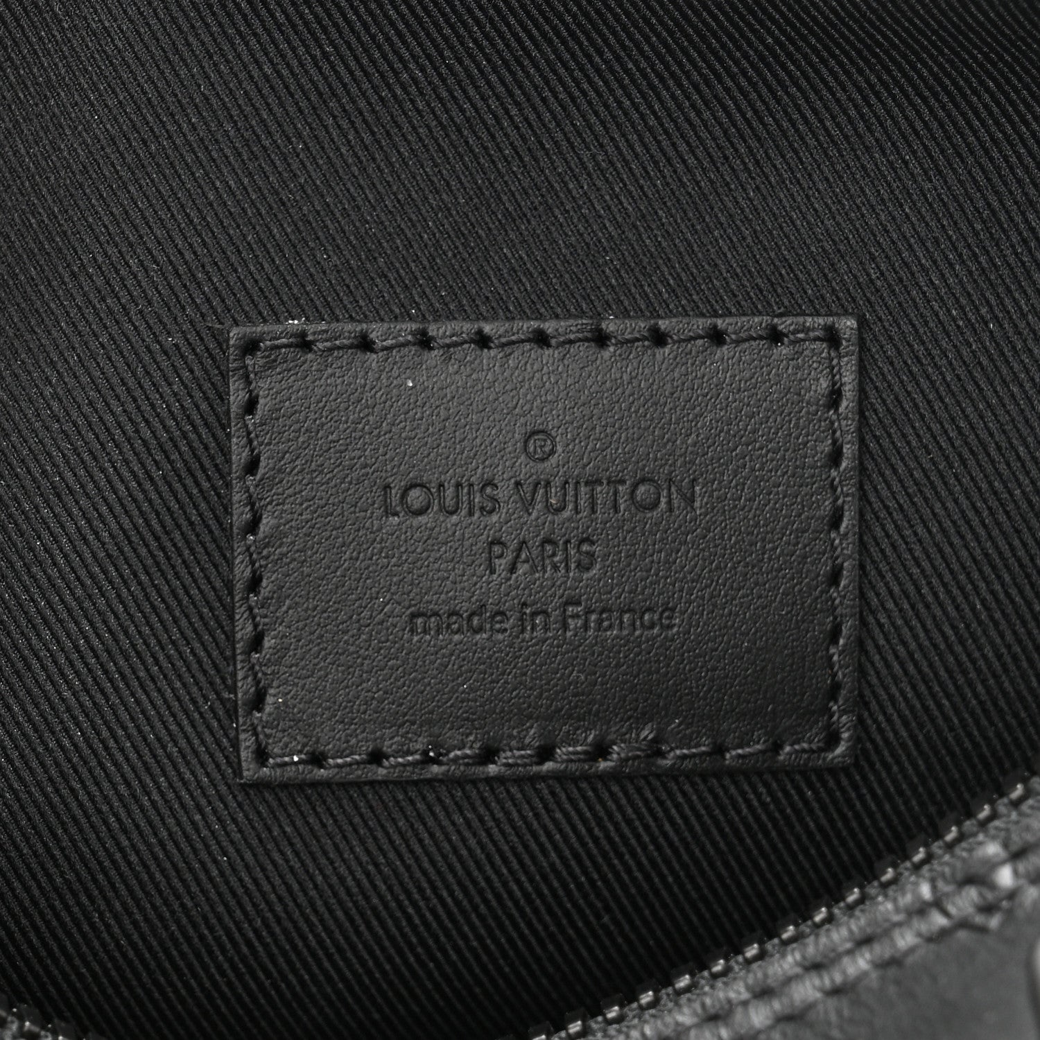 Louis Vuitton Monogram Seal Keepall XS Black 6 of 9