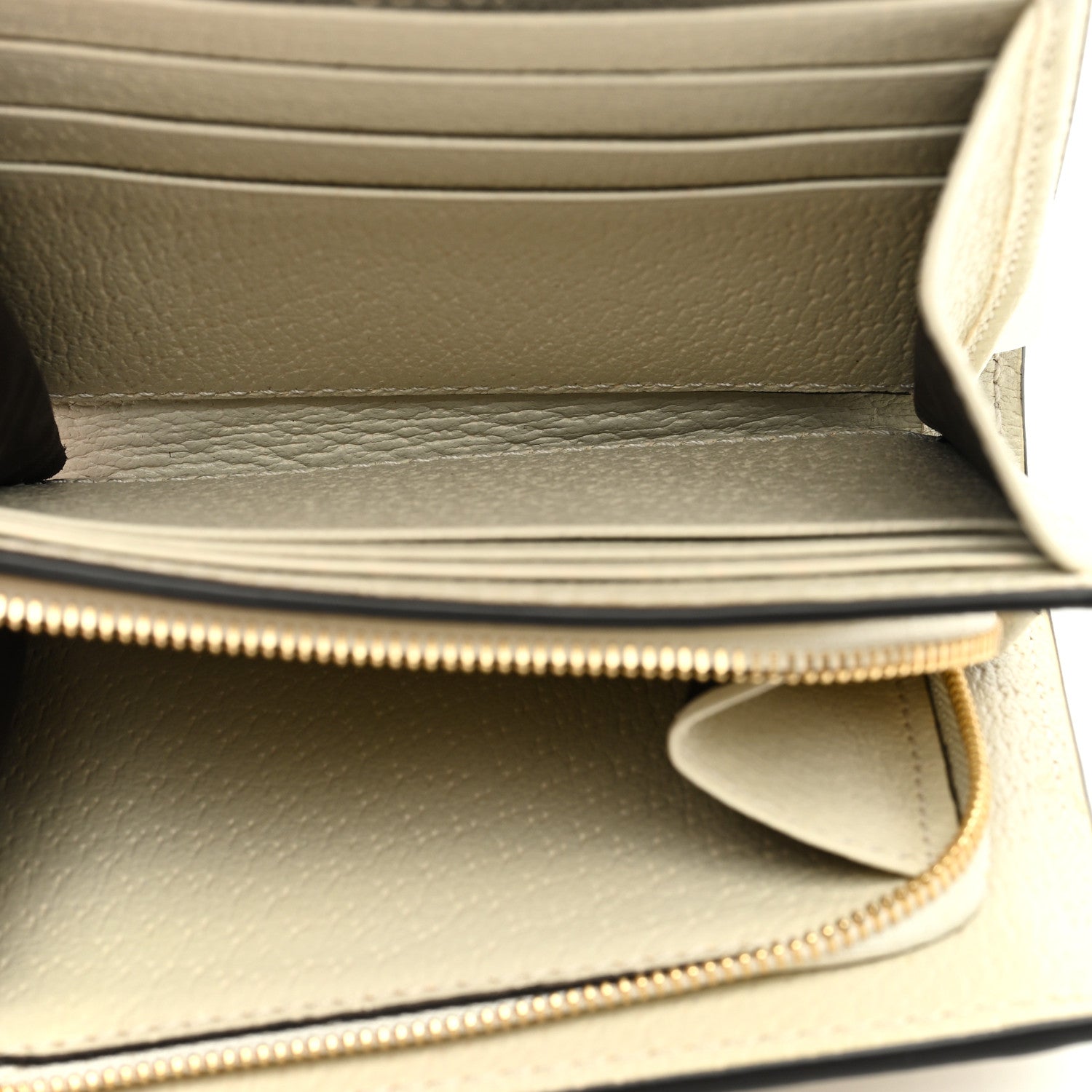 Gucci GG Supreme Monogram Flora Textured Calfskin Web Ophidia Card Case Wallet Beige Ebony Multicolor Mystic White 5 of 6