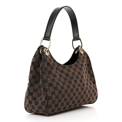 Gucci Monogram Hobo Dark Brown 3 of 10