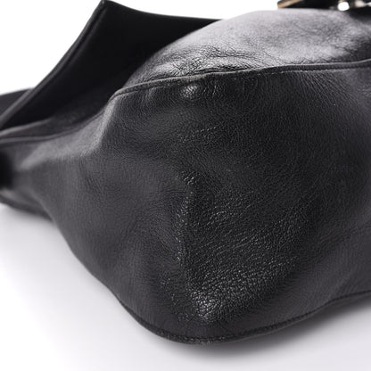 Fendi Calfskin Big Forever Mama Baguette Black 6 of 11