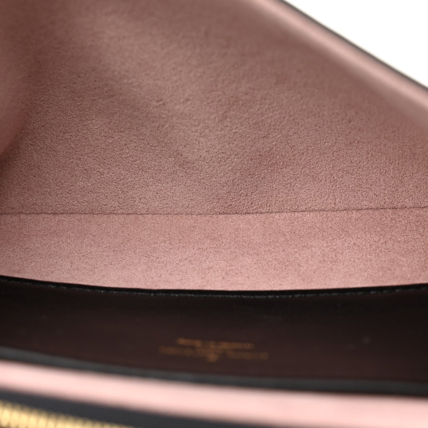 Louis Vuitton Lambskin Embossed Monogram Pochette Coussin Black 5 of 9