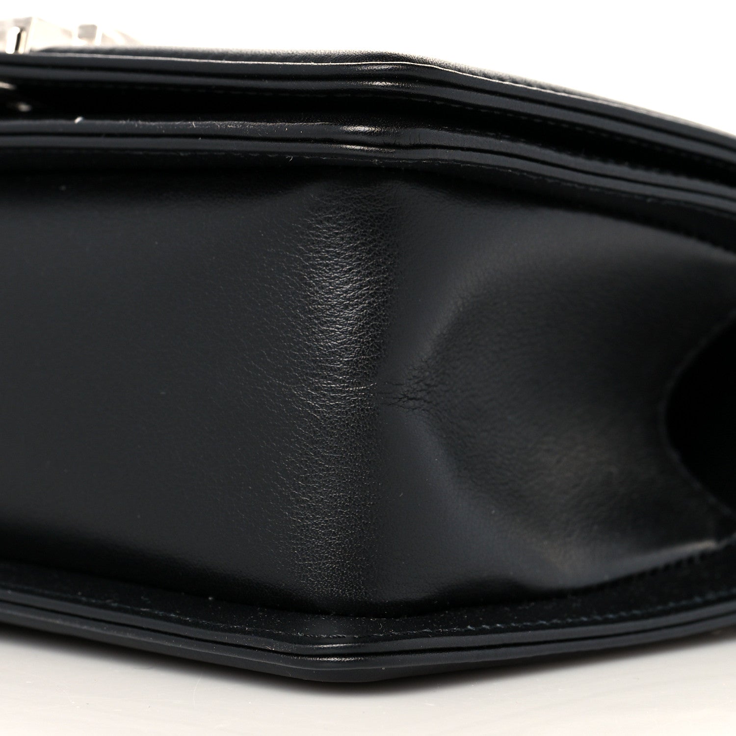 Chanel Lambskin Chevron Quilted Small Boy Flap Black 10 of 10