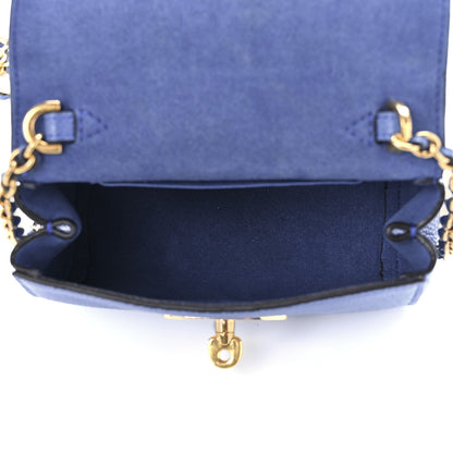 Mulberry Small Classic Grain Calfskin Mini Lily Porcelain Blue 4 of 8