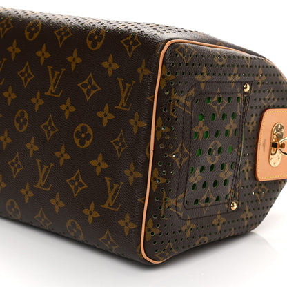 Louis Vuitton Monogram Perforated Speedy 30 Green 9 of 10