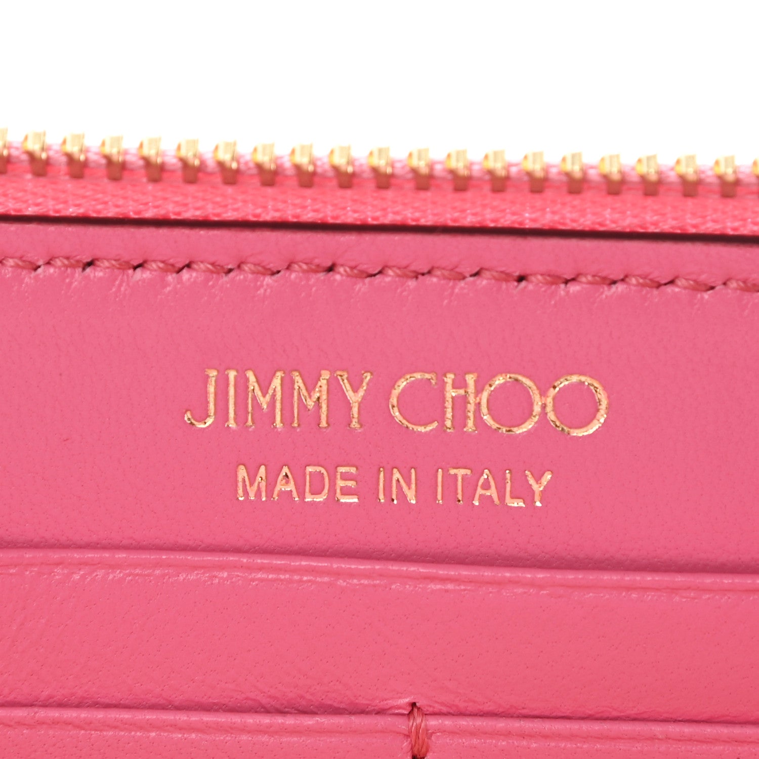 Jimmy Choo Nappa Quilted Pippa Zip Around Wallet Candy Pink 6 of 6