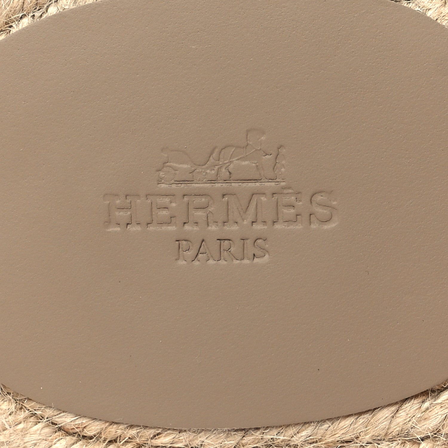 Hermes Suede Goatskin Mens Antigua Espadrille Sandals 41 Beige Sable 8 of 9