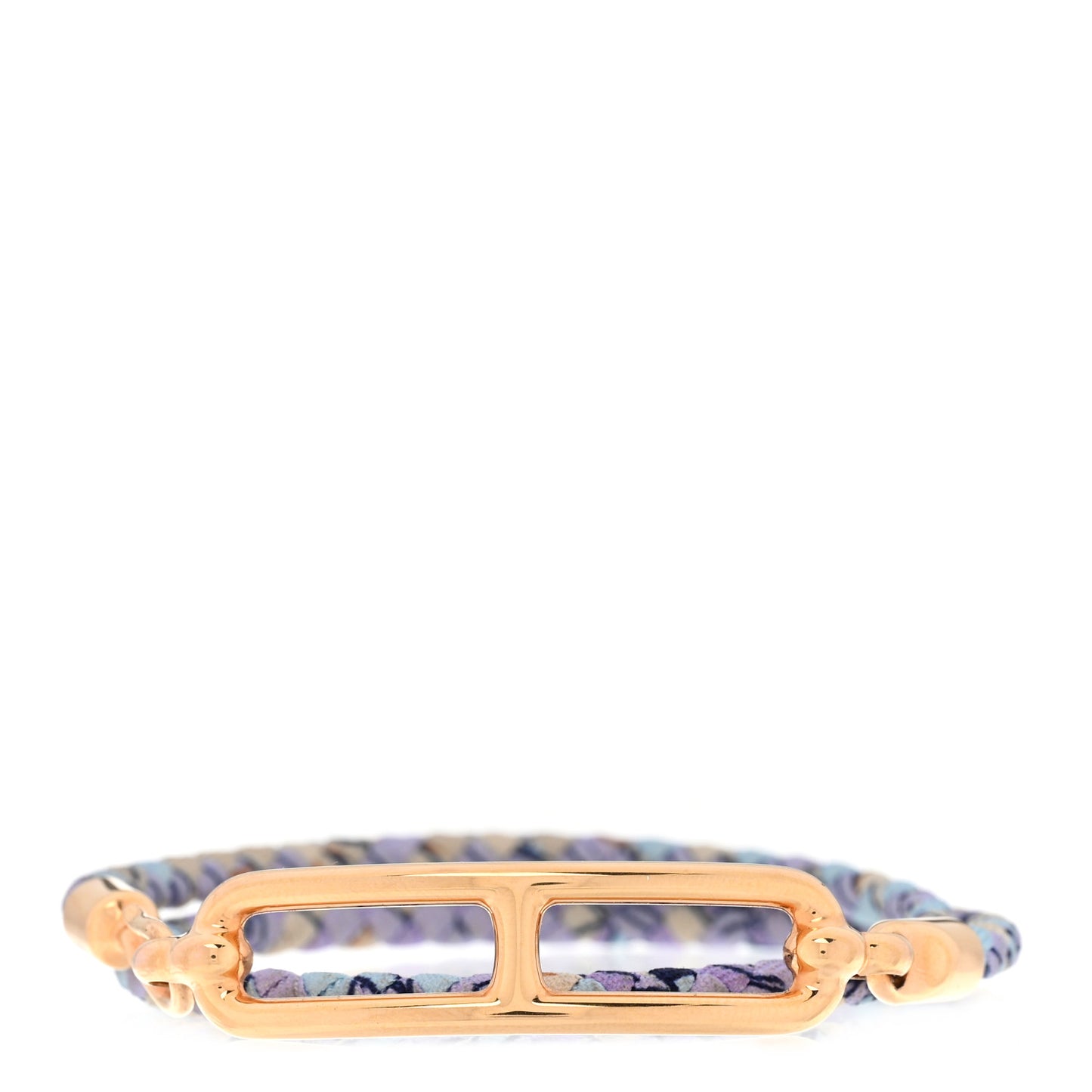 Silk Printed Astrologie Nouvelle Roulis Double Tour Bracelet T2 Lilas