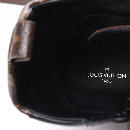 Louis Vuitton Calfskin Monogram Eldorado Desert Boot 36 Black 7 of 9