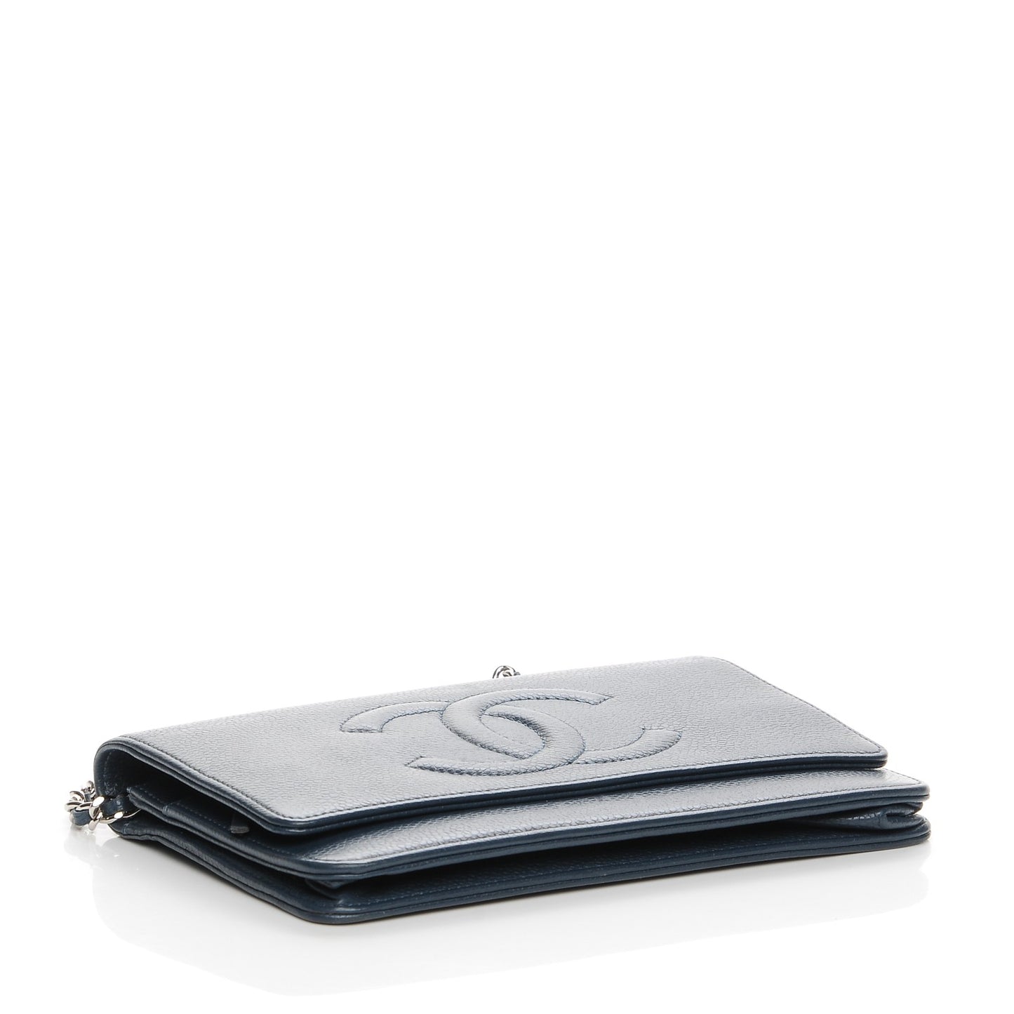 Caviar Timeless CC Wallet On Chain WOC Navy Blue