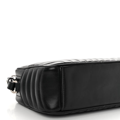 Prada Soft Calfskin Diagramme Camera Bag Black 8 of 10