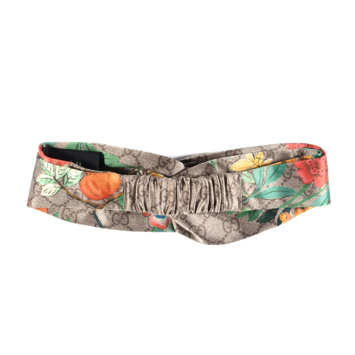 Gucci Silk Monogram Tian Print Tiana Duchesse Headband 2 of 4