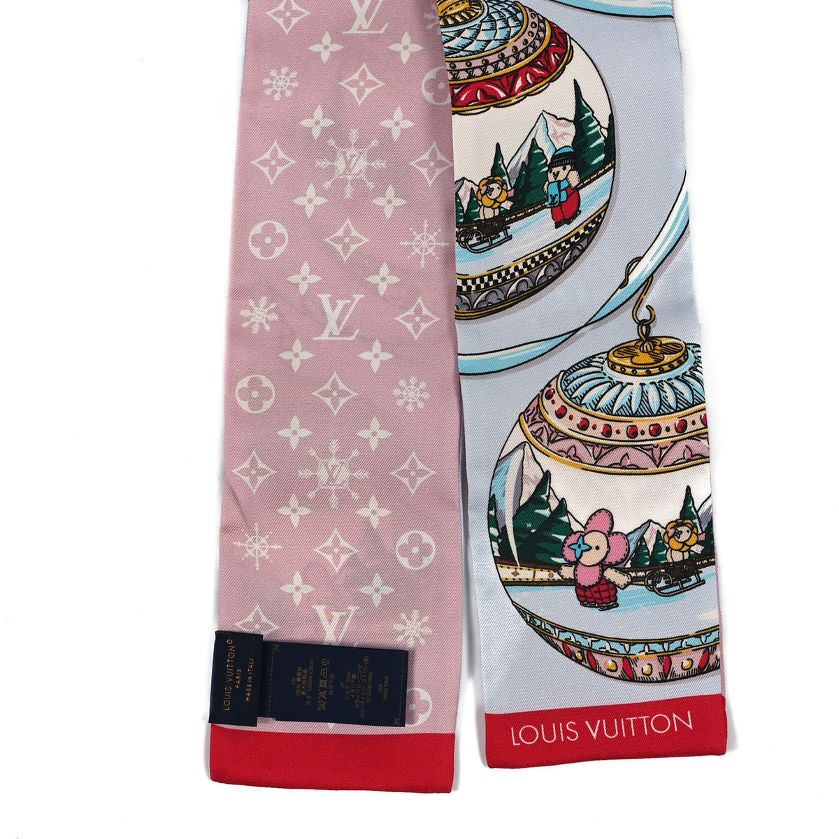 Silk Christmas Vivienne Bandeau Rose Clair