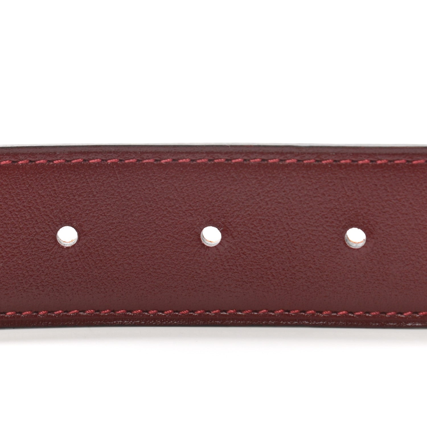 Hermes Box Togo 32mm H Belt 80 Rouge H Gold 4 of 7