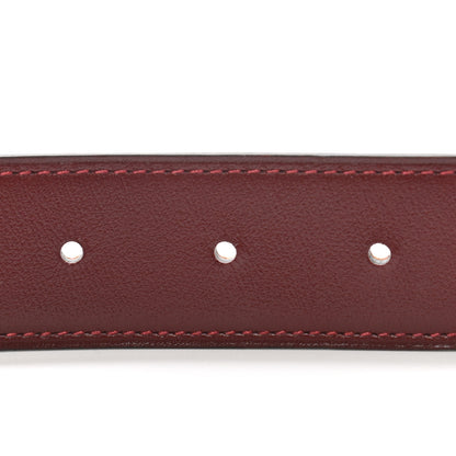 Hermes Box Togo 32mm H Belt 80 Rouge H Gold 4 of 7