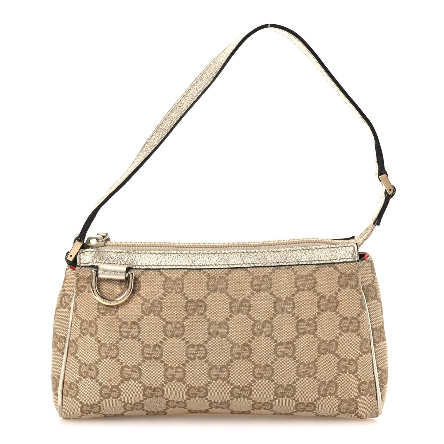 Monogram D Ring Cosmetic Case Metallic Bronze