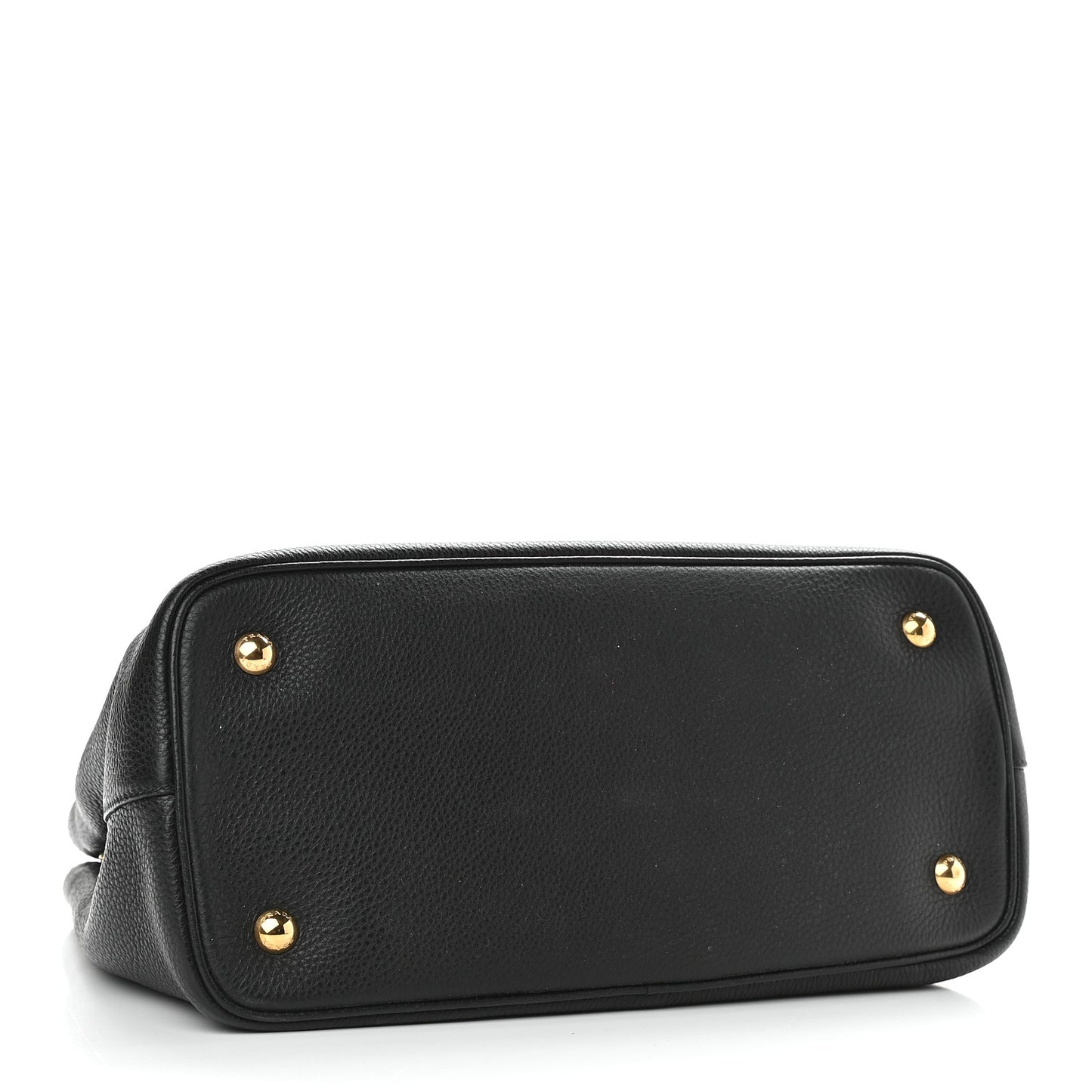 Vitello Phenix Top Handle Bag Black