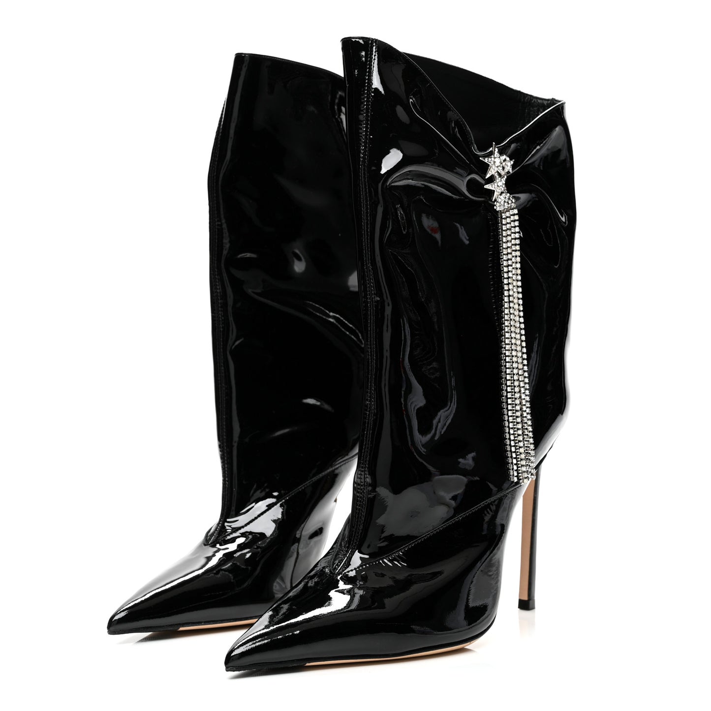 Soft Patent Crystal Oriel 110 Boots 39 Black
