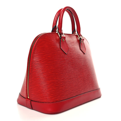 Louis Vuitton Epi Alma PM Castillan Red 3 of 13