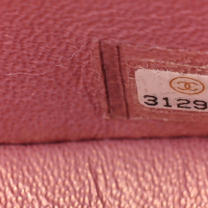 Chanel Iridescent Lambskin Quilted Mini Top Handle Rectangular Flap Pink 7 of 11