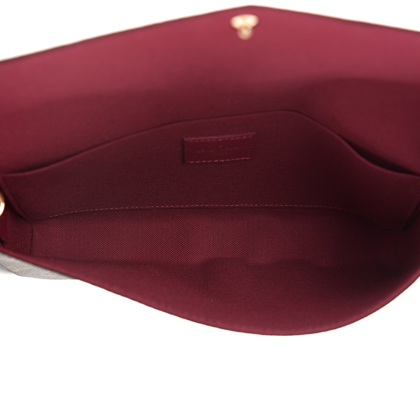 Monogram Pochette Felicie Chain Wallet Fuchsia